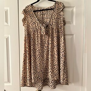 Babydoll Speckled Dress